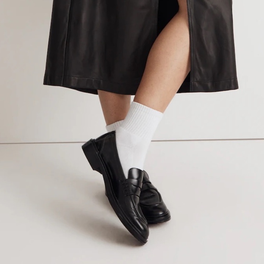 Madewell Vernon Loafers Black Leather